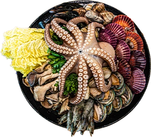 배나무골가마솥칼국수 전수창업 메뉴 슬라이드