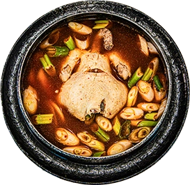 배나무골가마솥칼국수 전수창업 메뉴 슬라이드