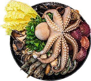 배나무골가마솥칼국수 전수창업 메뉴 슬라이드