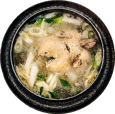 배나무골가마솥칼국수 닭한마리 칼국수 메뉴 이미지