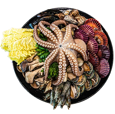 배나무골가마솥칼국수 해신탕(대) 메뉴 이미지